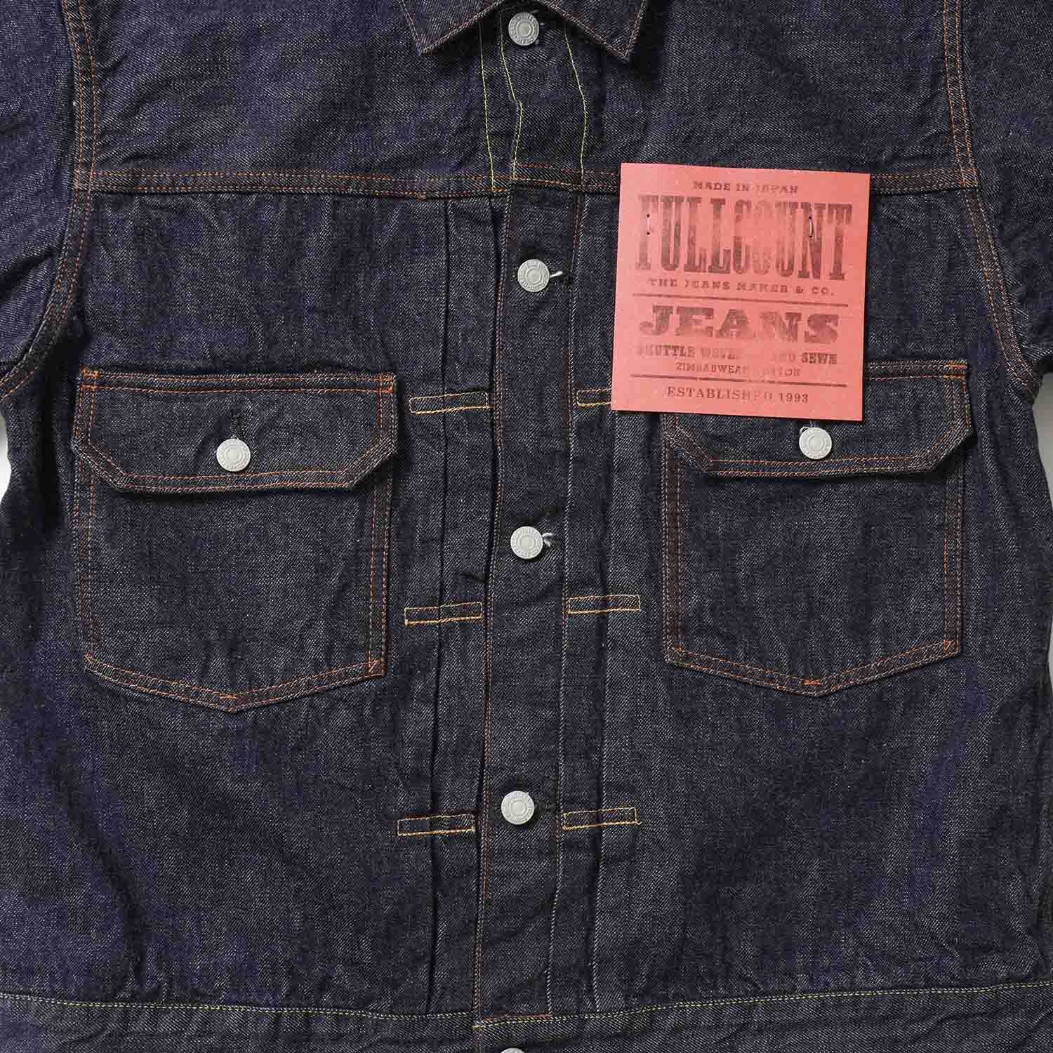 FULLCOUNT �ե륫����� �ǥ˥� ���㥱�å�  ��Type 2 Denim Jacket 13.7oz��  2102W-20
