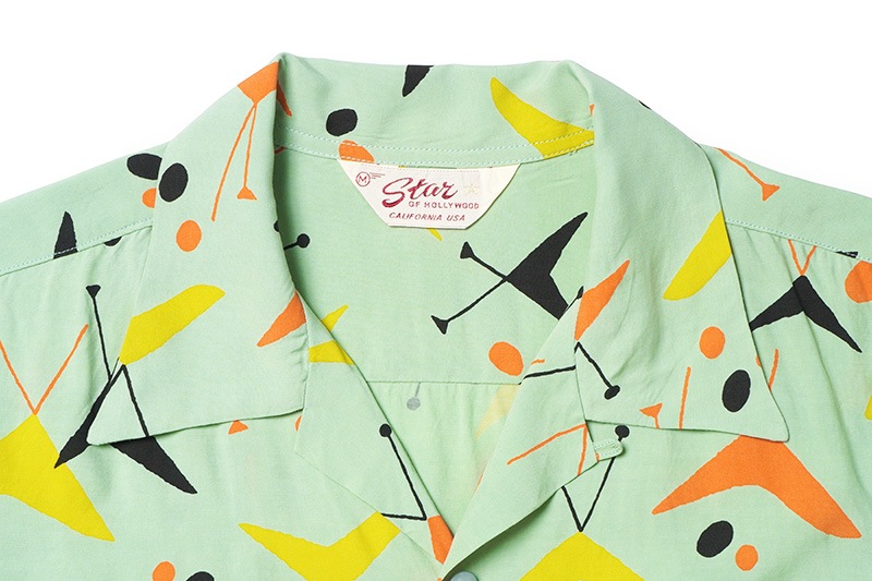 STAR OF HOLLYWOOD ���������֥ϥꥦ�å� Ĺµ ����� HIGH DENSITY RAYON L/S OPEN SHIRT  "ATOMIC"  SH29491
