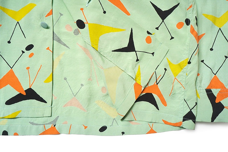 STAR OF HOLLYWOOD ���������֥ϥꥦ�å� Ĺµ ����� HIGH DENSITY RAYON L/S OPEN SHIRT  "ATOMIC"  SH29491