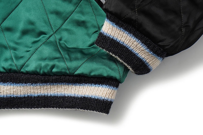 TAILOR TOYO �ơ��顼���Ρ����������Mid 1950s Style Velveteen �� Acetate Quilted Souvenir Jacket  ��Stencil Paint�� TOYO ENTERPRISE 60th Anniversary Special Edition  ��TIGER HEAD�� �� ��EAGLE��  TT15809-119