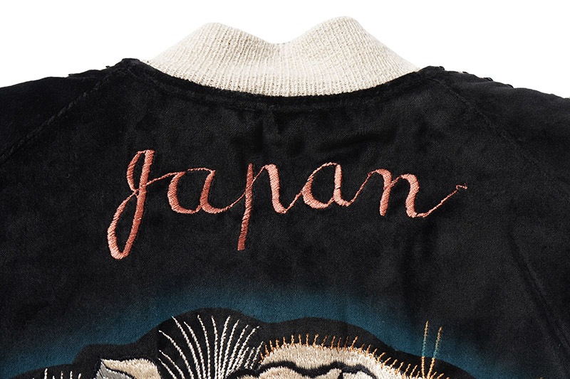 TAILOR TOYO �ơ��顼���Ρ����������Mid 1950s Style Velveteen �� Acetate Quilted Souvenir Jacket  ��Stencil Paint�� TOYO ENTERPRISE 60th Anniversary Special Edition  ��TIGER HEAD�� �� ��EAGLE��  TT15809-119