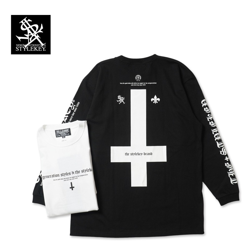STYLEKEY �������륭��  ĹµT����� ����T  "SECRET TEMPLE L/S TEE"  SK25C9-LS02
