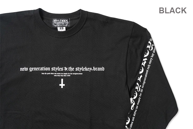 STYLEKEY �������륭��  ĹµT����� ����T  "SECRET TEMPLE L/S TEE"  SK25C9-LS02