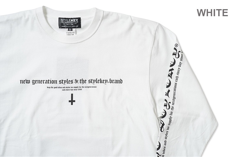 STYLEKEY �������륭��  ĹµT����� ����T  "SECRET TEMPLE L/S TEE"  SK25C9-LS02