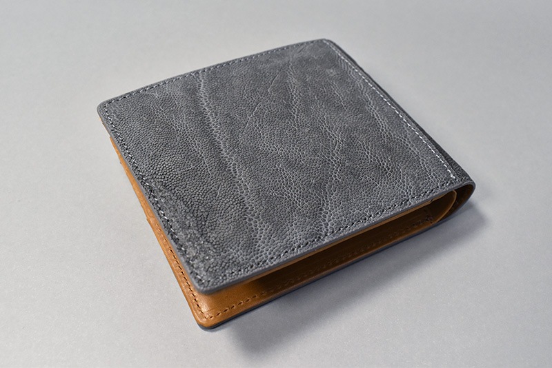 chapllin ����åץ�� ���硼�ȥ�����å� ��ELEPHANT LEATHER SHORT WALLET�� GRAY CPW-S-EL