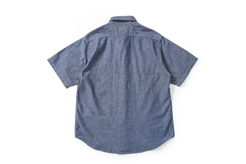 SUGAR CANE ���奬�������� Ⱦµ����� ��BLUE CHAMBRAY WORK SHIRT (SHORT SLEEVE)��  SC37941