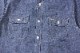 SUGAR CANE ���奬�������� Ⱦµ����� ��BLUE CHAMBRAY WORK SHIRT (SHORT SLEEVE)��  SC37941