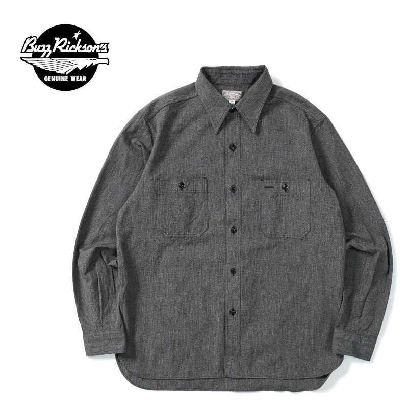 BUZZ RICKSON'S �Х��ꥯ���� Ĺµ����� ��COTTON COVERT WORK SHIRT�� BR26082