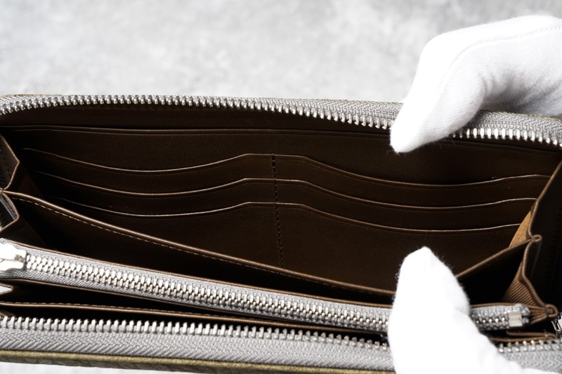 chapllin ����åץ�� ���󥰥�����å� "ELEPAHANT LEATHER LONG WALLET"KHAKI  CPW-RZ-EL