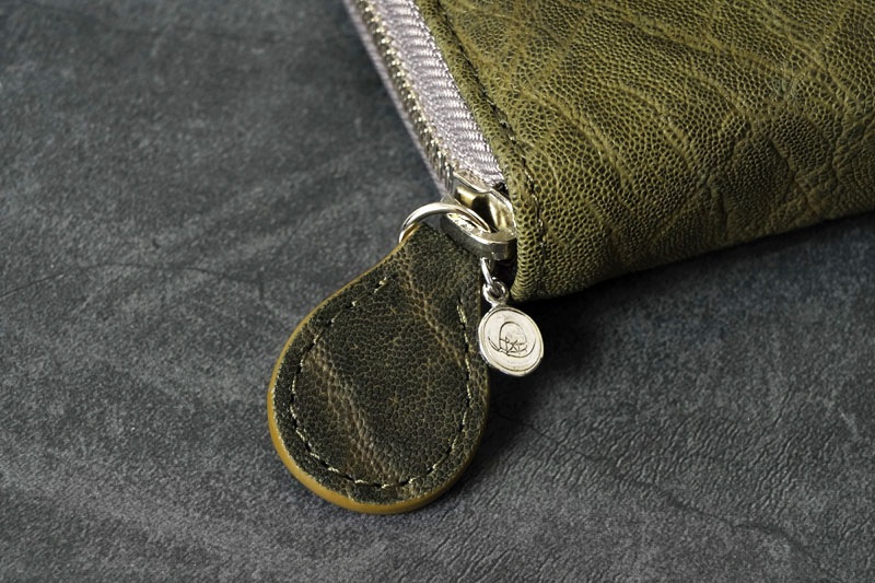 chapllin ����åץ�� ���󥰥�����å� "ELEPAHANT LEATHER LONG WALLET"KHAKI  CPW-RZ-EL