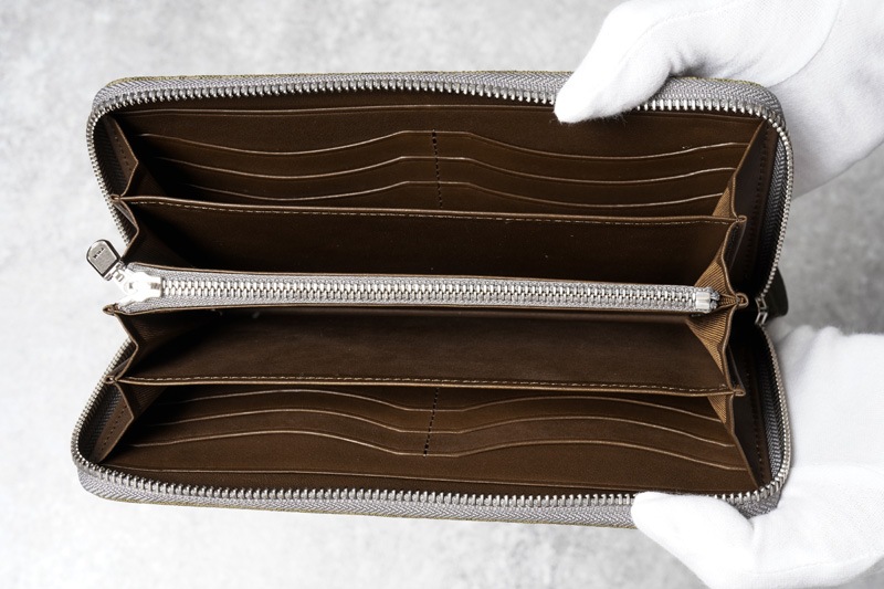 chapllin ����åץ�� ���󥰥�����å� "ELEPAHANT LEATHER LONG WALLET"KHAKI  CPW-RZ-EL