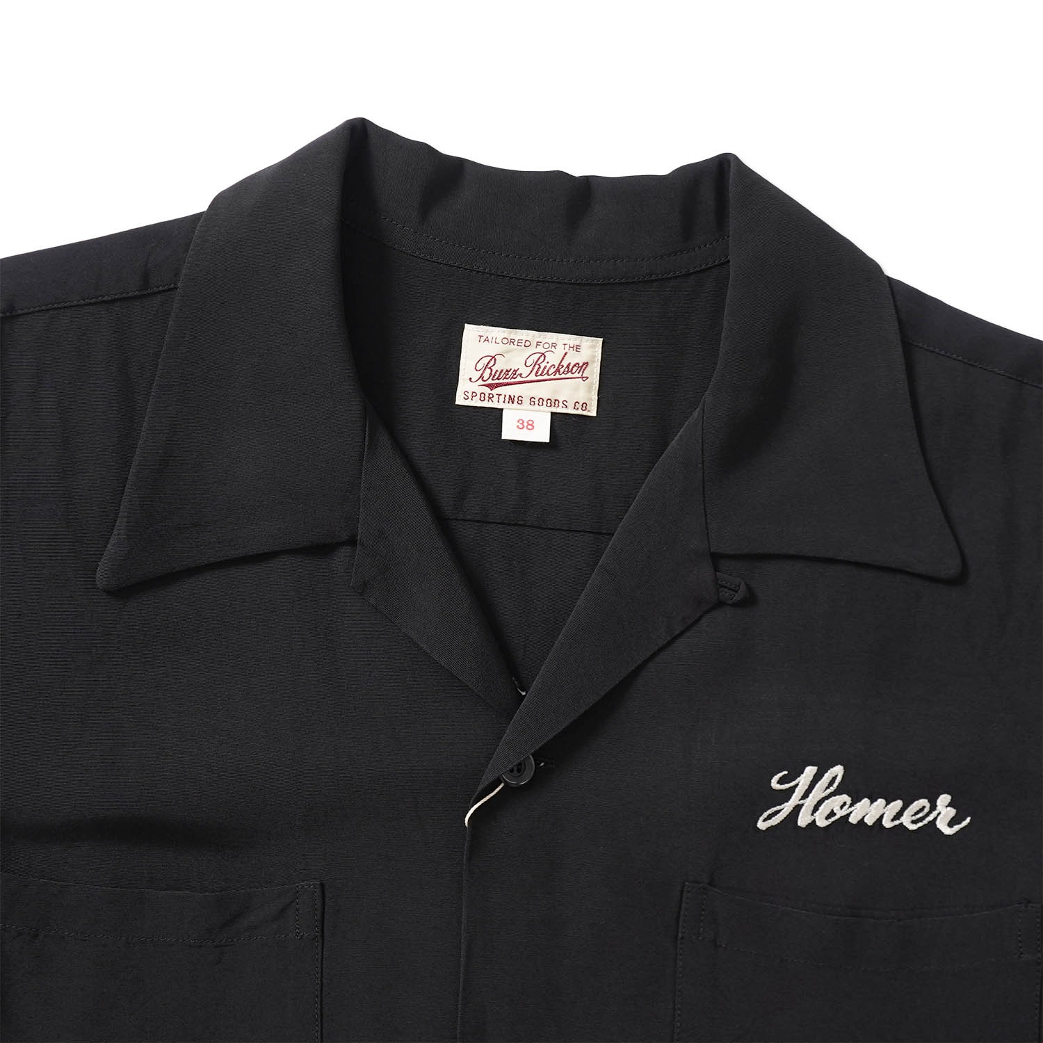 BUZZ RICKSON'S �Х��ꥯ���� Ⱦµ ����� BOWLING SHIRT ��STRATEGIC AIR COMMAND�� BR39735