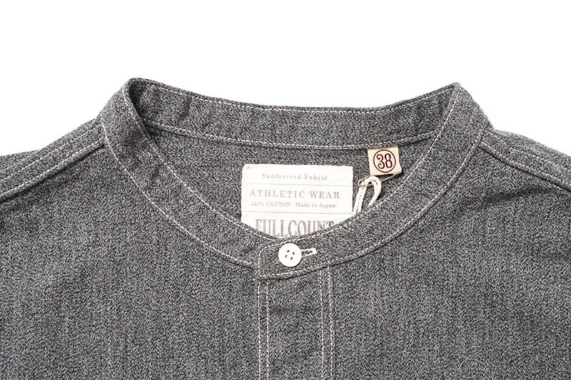 FULLCOUNT ե륫 Ĺµ ץ륪С  "Covert Chambray Stand Collar Shirt"  4084