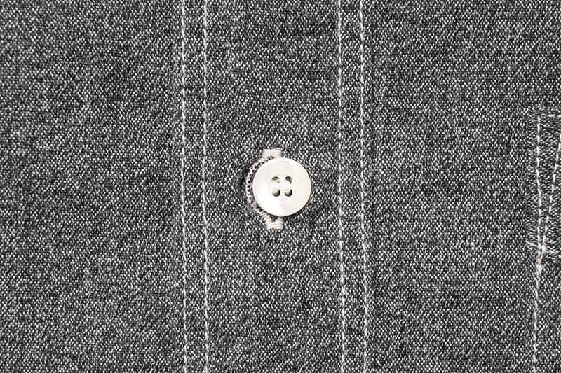 FULLCOUNT ե륫 Ĺµ ץ륪С  "Covert Chambray Stand Collar Shirt"  4084