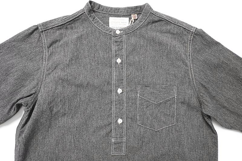 FULLCOUNT ե륫 Ĺµ ץ륪С  "Covert Chambray Stand Collar Shirt"  4084