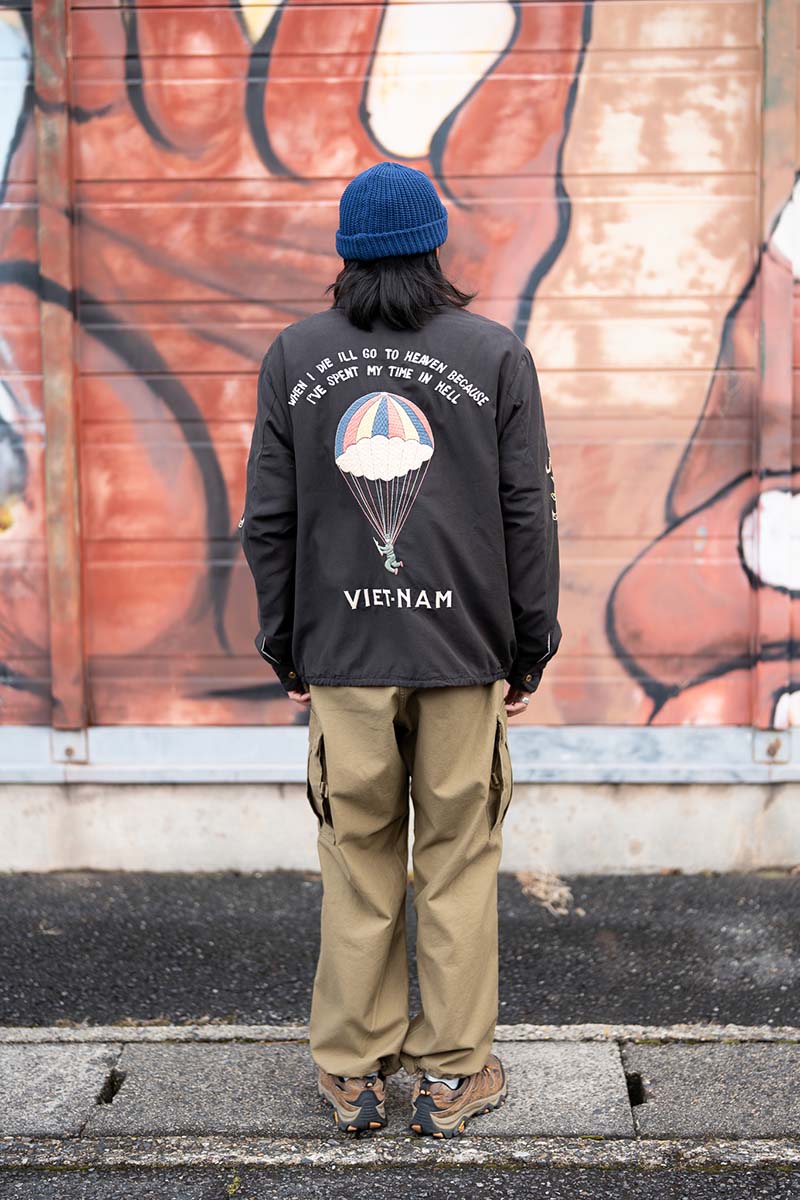 TAILOR TOYO �ơ��顼���� ���٥ȥ���� ��Mid 1960s Style Cotton Rayon Vietnam Jacket ��PARACHUTE�� (AGING MODEL)  TT15685