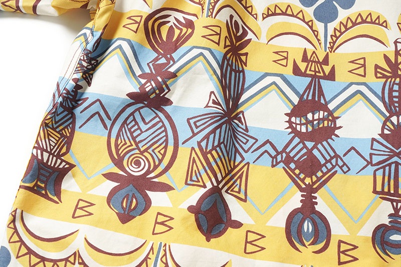 SUN SURF 󥵡 Ⱦµ ϥ RAYON HAWAIIAN SHIRT TROPICAL WOODCUT  SS39504