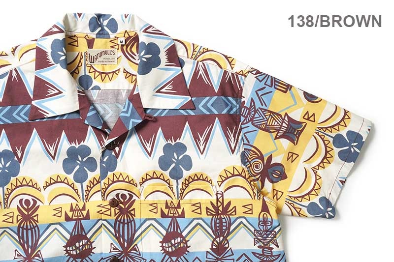 SUN SURF 󥵡 Ⱦµ ϥ RAYON HAWAIIAN SHIRT TROPICAL WOODCUT  SS39504