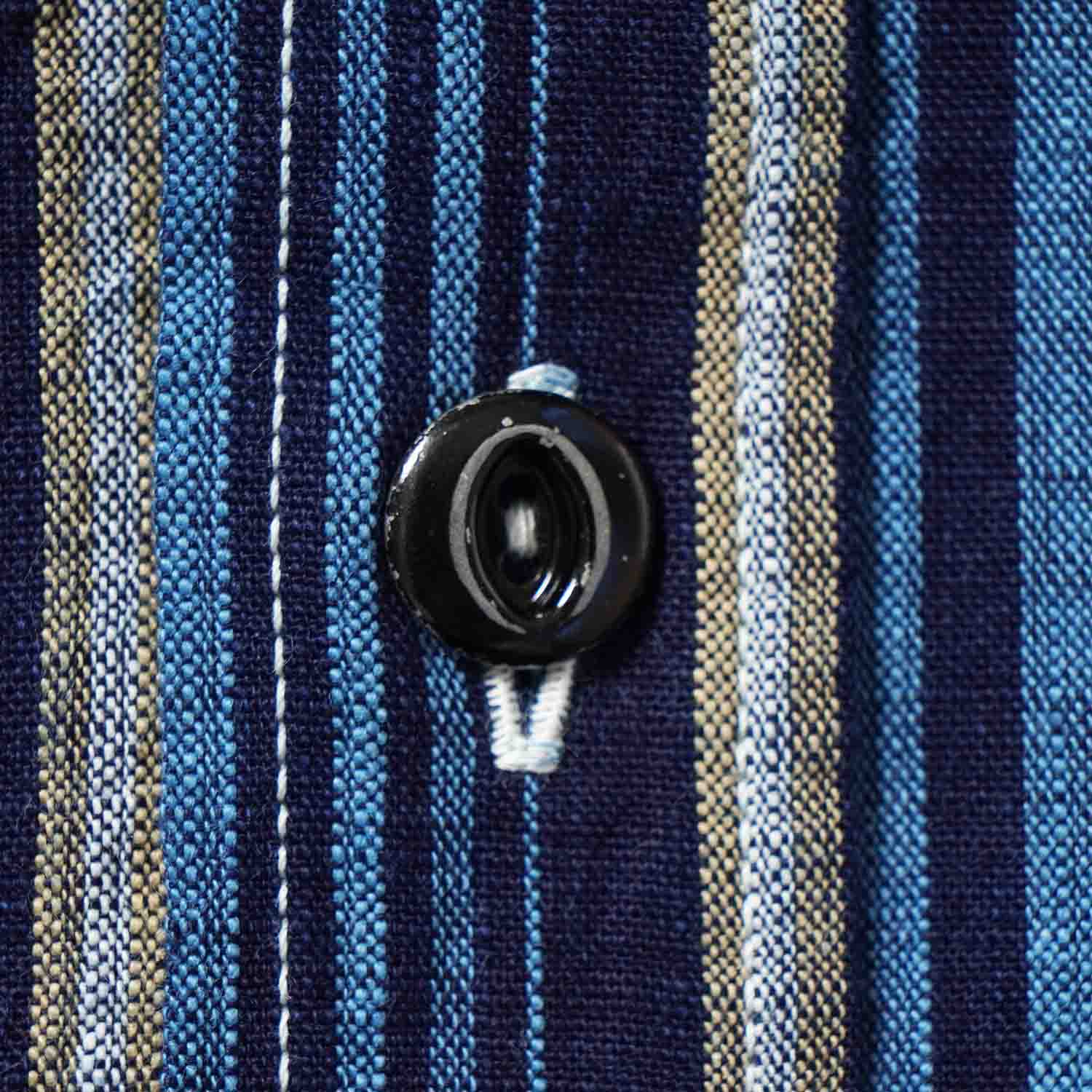 SUGAR CANE ���奬�������� Ĺµ ����� "FICTION ROMANCE 5.5oz. INDIGO STRIPE WORK SHIRT"  SC29592