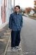 SUGAR CANE ���奬�������� Ĺµ ����� "FICTION ROMANCE 5.5oz. INDIGO STRIPE WORK SHIRT"  SC29592