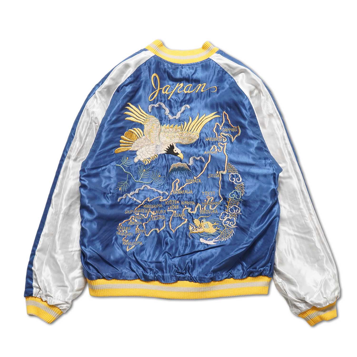 ��2026ǯ1��2��ȯ���TAILOR TOYO �ơ��顼���� ��������� Mid 1950s Style Velveteen Souvenir Jacket <br>��GOLD DRAGON & GOLD TIGER�� �� ��JAPAN MAP�� TT15840-119