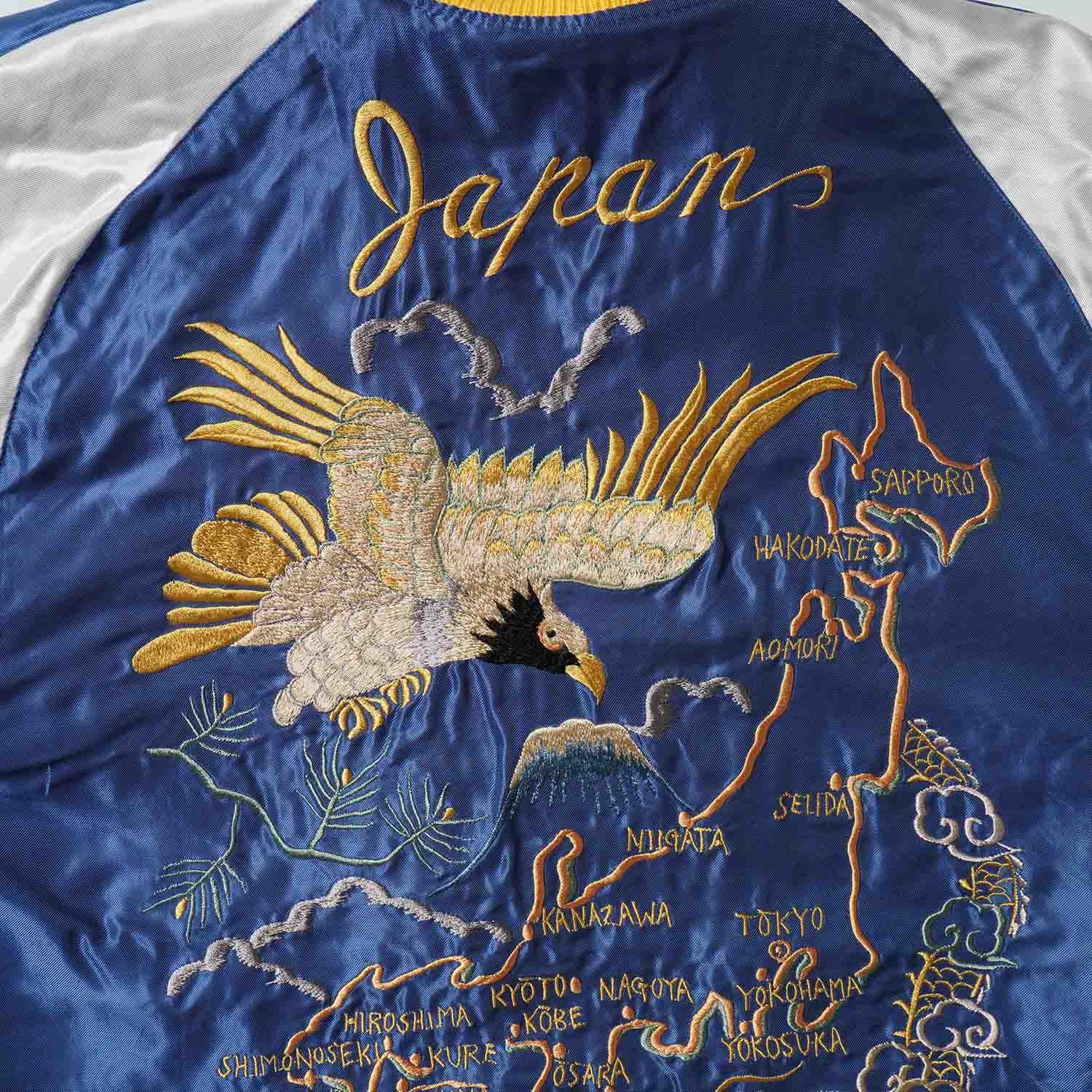 ��2026ǯ1��2��ȯ���TAILOR TOYO �ơ��顼���� ��������� Mid 1950s Style Velveteen Souvenir Jacket <br>��GOLD DRAGON & GOLD TIGER�� �� ��JAPAN MAP�� TT15840-119
