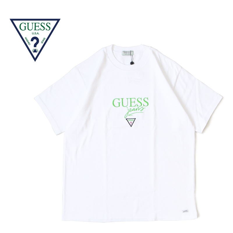 ں߸˰ݥ50OFFGUESS GREEN LABEL  ꡼졼٥ Ⱦµ T "GUESS LOGO TEE"<BR>GRSS20-030