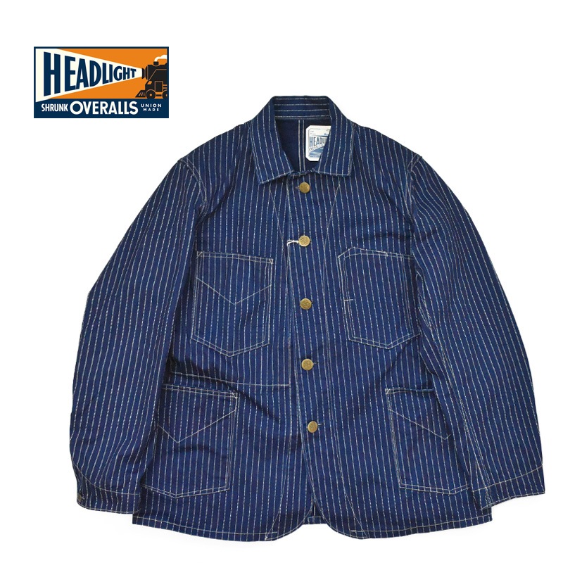 HEADLIGHT إåɥ饤 㥱å "9oz. WABASH STRIPE WORK COAT" HD15304