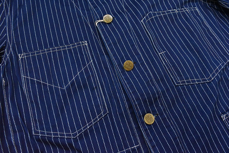 HEADLIGHT إåɥ饤 㥱å "9oz. WABASH STRIPE WORK COAT" HD15304