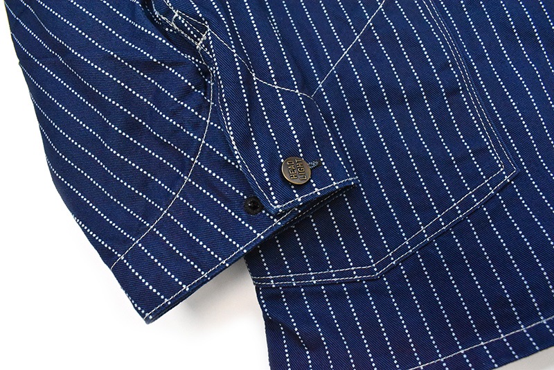 HEADLIGHT إåɥ饤 㥱å "9oz. WABASH STRIPE WORK COAT" HD15304