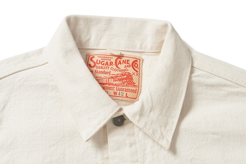 SUGAR CANE ���奬�������� �ǥ˥� ���㥱�å� "13oz. WHITE DENIM JACKET 1953 MODEL" SC15720