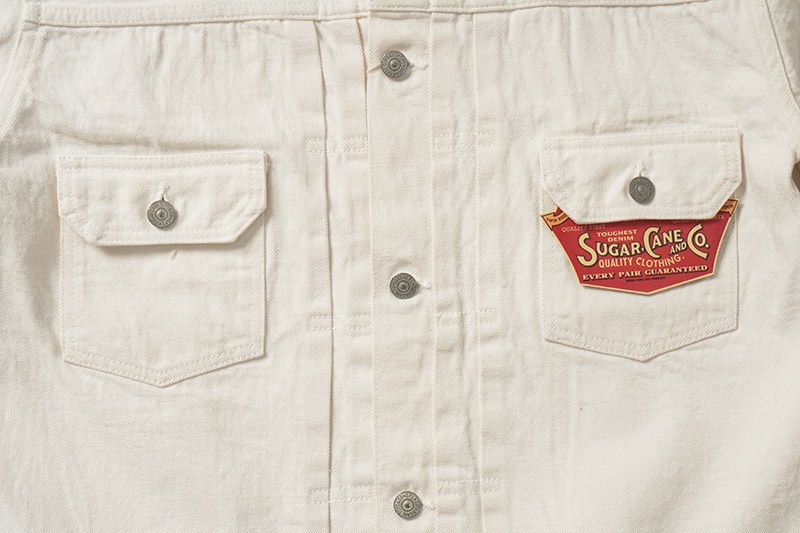 SUGAR CANE ���奬�������� �ǥ˥� ���㥱�å� "13oz. WHITE DENIM JACKET 1953 MODEL" SC15720