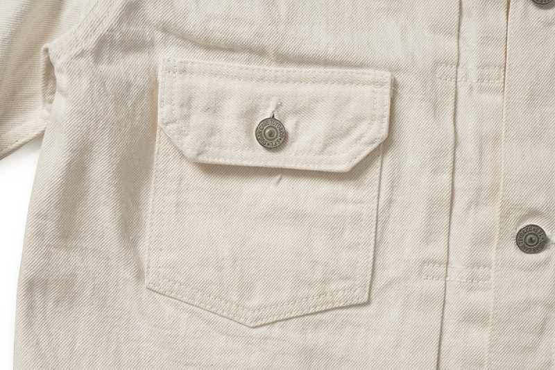 SUGAR CANE ���奬�������� �ǥ˥� ���㥱�å� "13oz. WHITE DENIM JACKET 1953 MODEL" SC15720