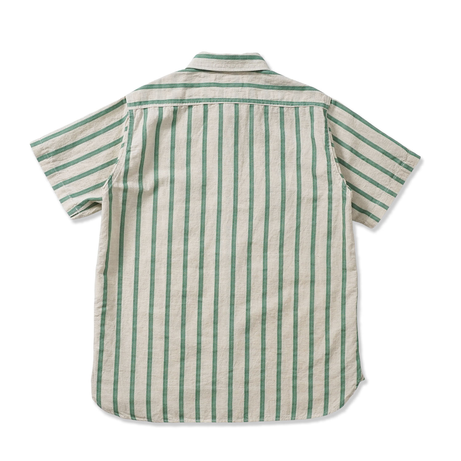 SUGAR CANE ���奬�������� Ⱦµ����� ��COTTON LINEN DOBBY HERRINGBONE STRIPE S/S WORK SHIRT�� SC39727