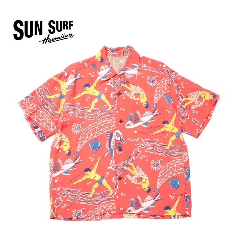 SUN SURF ���󥵡��� Ⱦµ�����ϥ���� 2023 KEONI OF HAWAII ��WAIKIKI REEF�� SS39134