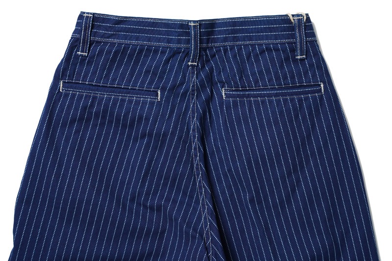 FULLCOUNT ե륫 ѥ "Indigo Wabash Stripe Farmers Trousers" 1128-4