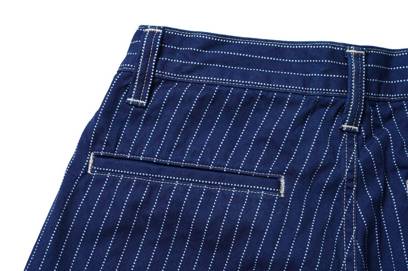 FULLCOUNT ե륫 ѥ "Indigo Wabash Stripe Farmers Trousers" 1128-4