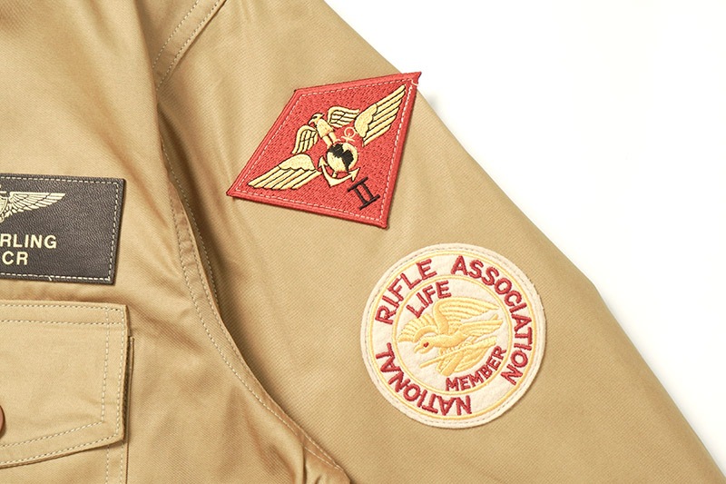 WAREHOUSE ϥ 㥱å  Lot 2219 M-421a JKT USMCR M-421A VMF322  "FIGHTING COCKS" åץꥱ  2219-APP(24SS)