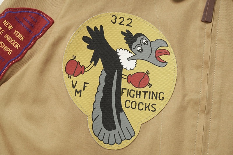 WAREHOUSE ϥ 㥱å  Lot 2219 M-421a JKT USMCR M-421A VMF322  "FIGHTING COCKS" åץꥱ  2219-APP(24SS)