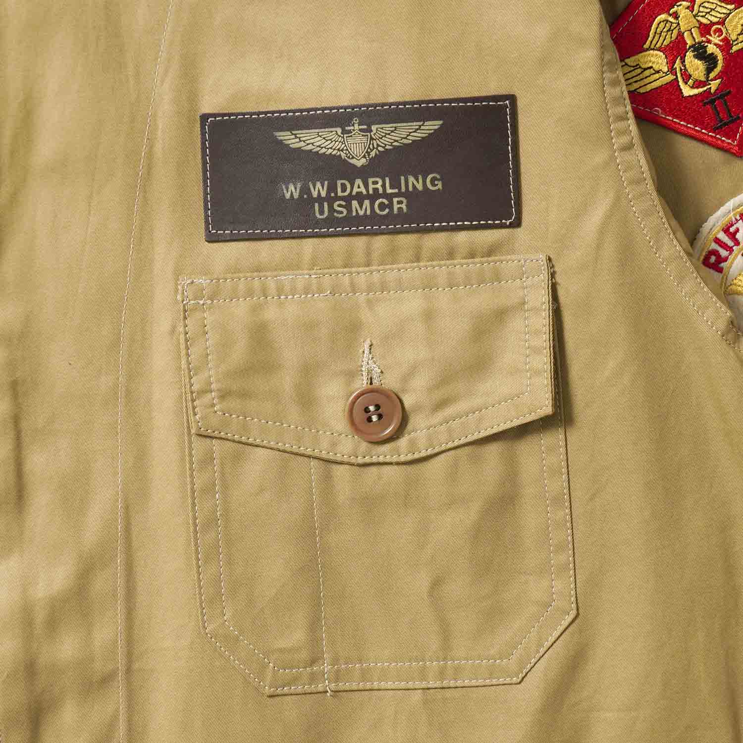 WAREHOUSE �������ϥ��� ���㥱�å�  Lot 2219 M-421a JKT USMCR M-421A VMF322  "FIGHTING COCKS" ���åץꥱ  2219-APP(24SS)