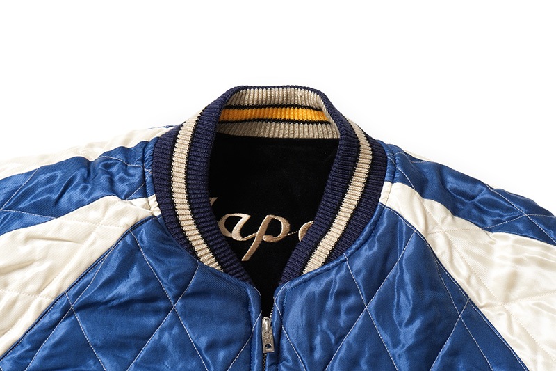 TAILOR TOYO ơ顼  Mid 1950s Style Velveteen Souvenir Jacket  ROARING TIGER  WHITE EAGLE  TT15544-119