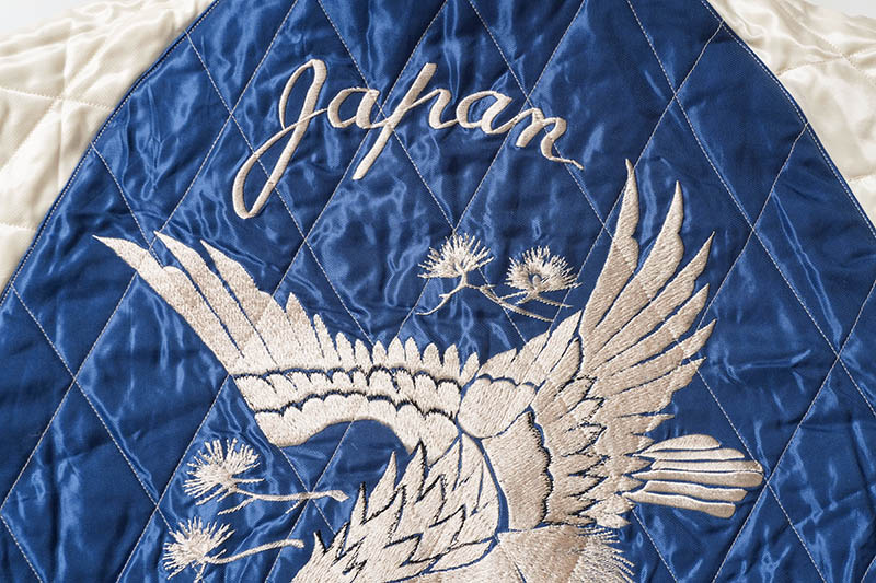 TAILOR TOYO ơ顼  Mid 1950s Style Velveteen Souvenir Jacket  ROARING TIGER  WHITE EAGLE  TT15544-119