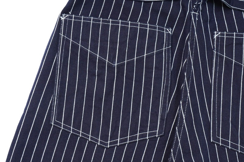 HEADLIGHT إåɥ饤 ѥ "HEADLIGHT 8oz. SPECIAL WOVEN STRIPE DENIM WAIST OVERALLS" HD42499