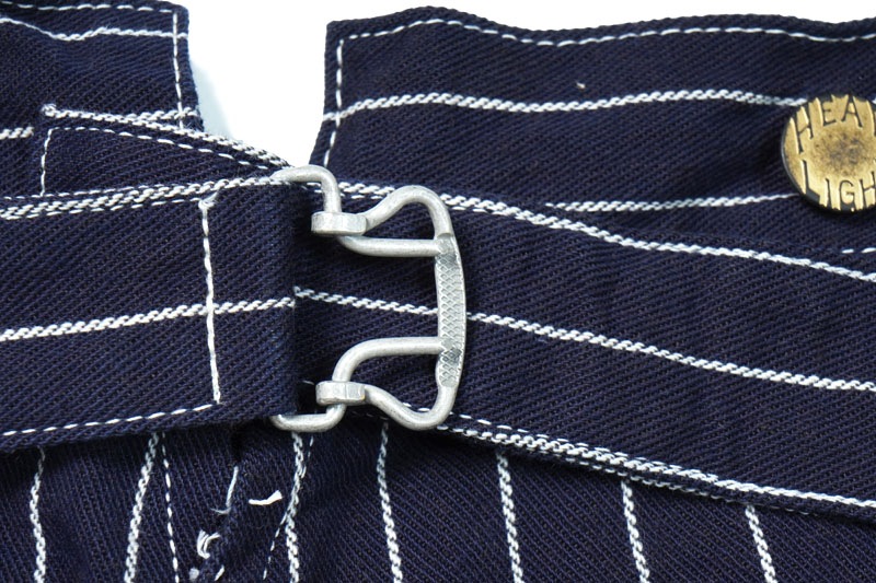 HEADLIGHT إåɥ饤 ѥ "HEADLIGHT 8oz. SPECIAL WOVEN STRIPE DENIM WAIST OVERALLS" HD42499