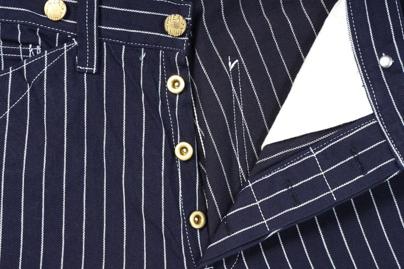 HEADLIGHT إåɥ饤 ѥ "HEADLIGHT 8oz. SPECIAL WOVEN STRIPE DENIM WAIST OVERALLS" HD42499