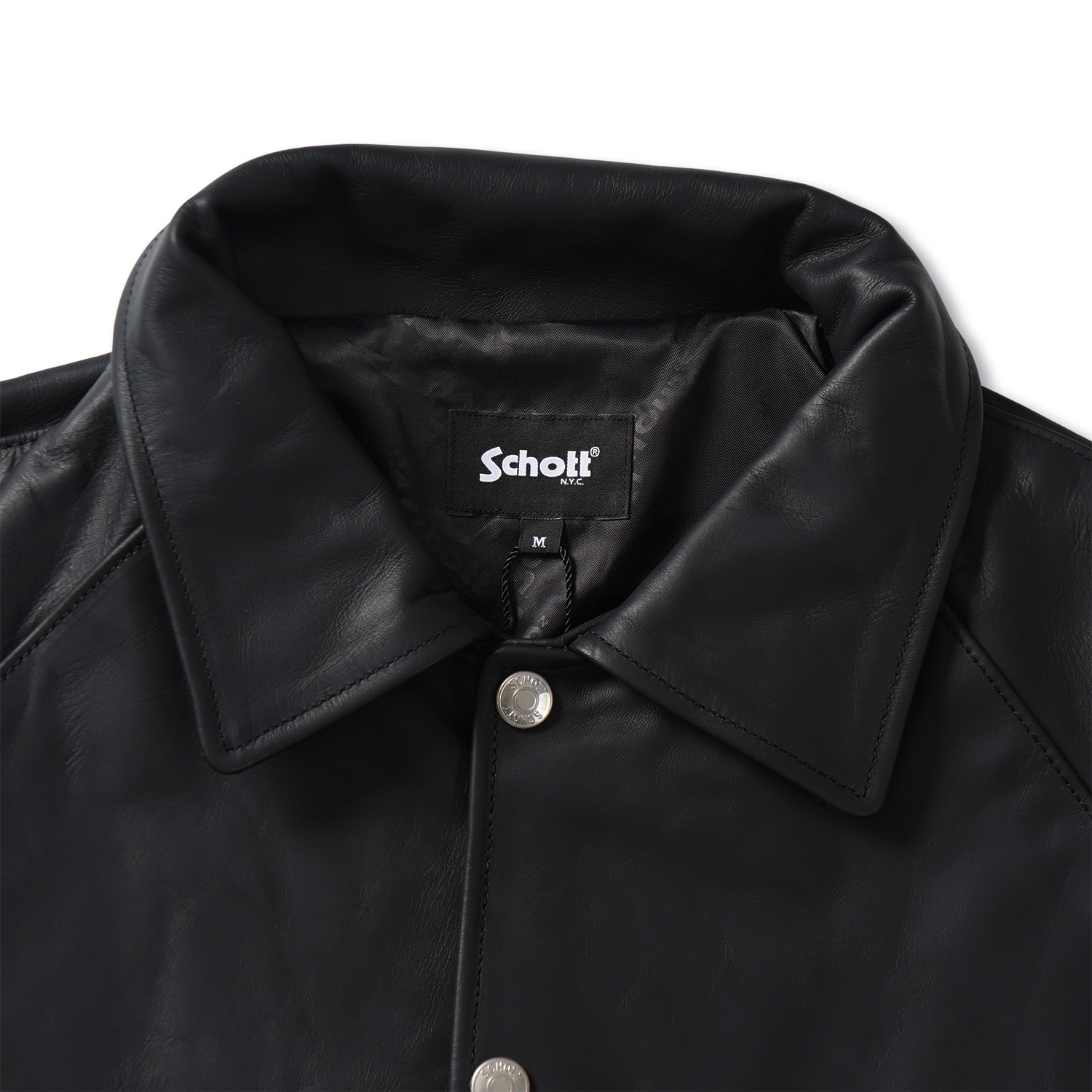 Schott ����å� �쥶�� ���������㥱�å�  "LEATHER COACH JACKET"  782-5950054