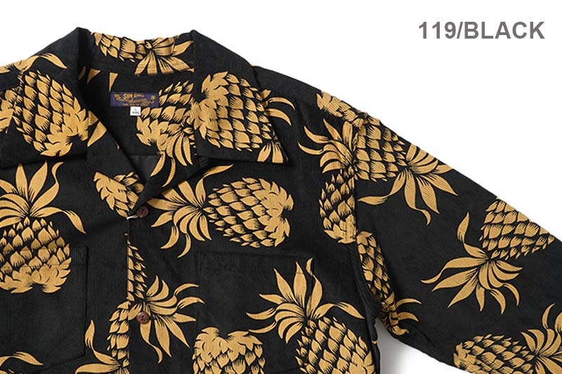 SUN SURF ���󥵡��� Ĺµ ����� CORDUROY OPEN SHIRT  "DUKE'S PINEAPPLE" SS29580