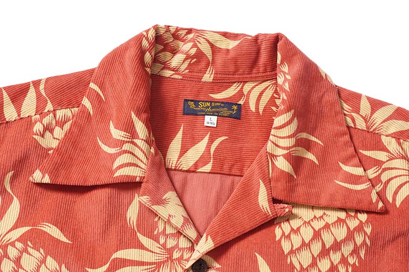 SUN SURF ���󥵡��� Ĺµ ����� CORDUROY OPEN SHIRT  "DUKE'S PINEAPPLE" SS29580