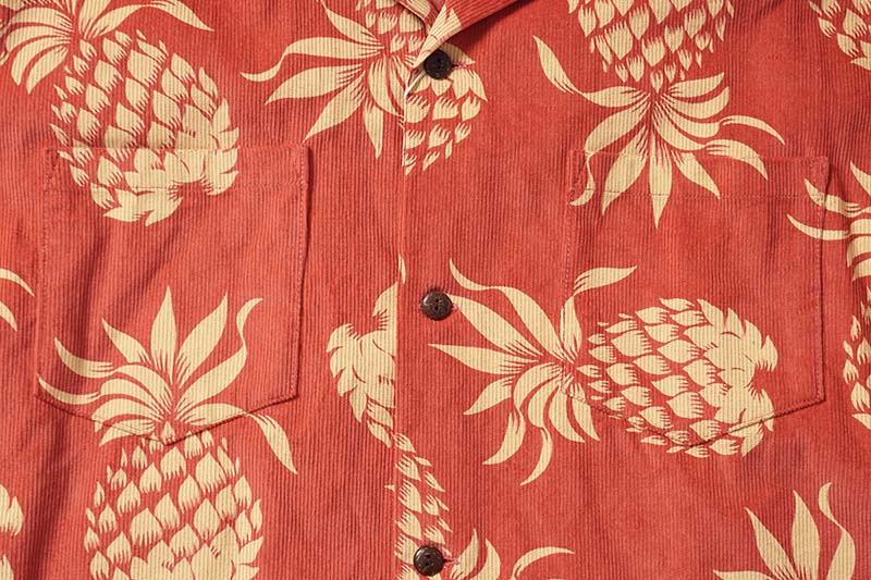 SUN SURF ���󥵡��� Ĺµ ����� CORDUROY OPEN SHIRT  "DUKE'S PINEAPPLE" SS29580