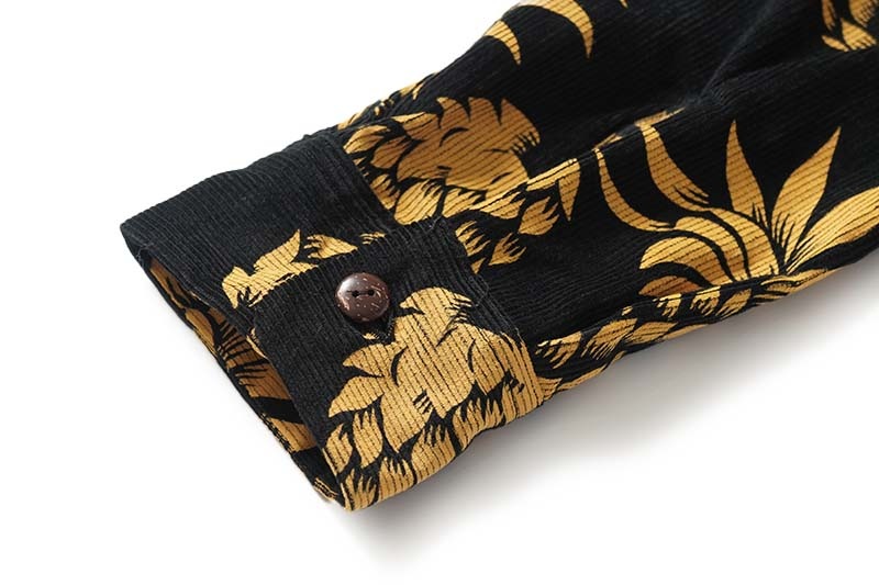 SUN SURF ���󥵡��� Ĺµ ����� CORDUROY OPEN SHIRT  "DUKE'S PINEAPPLE" SS29580